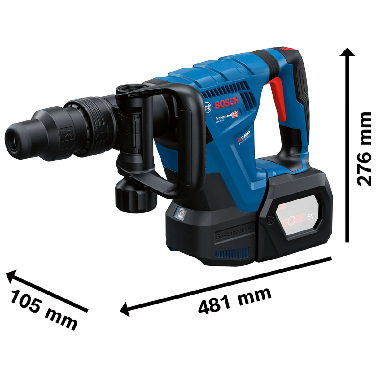 Martello Demolitore Bosch GSH 18V-5 PRO 18V