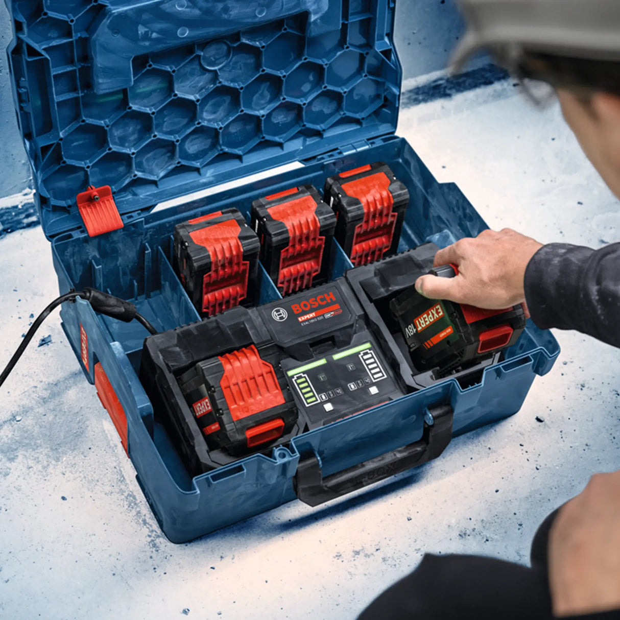 Starter Set Bosch Expert EXBA18V 18V 5.5Ah + 8Ah