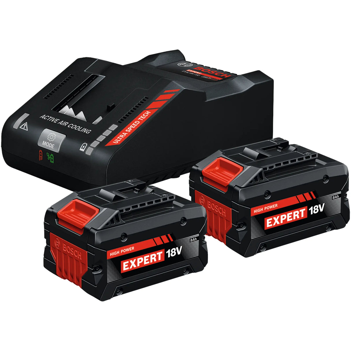 Starter Set Bosch Expert EXBA18V-80 18V 8Ah