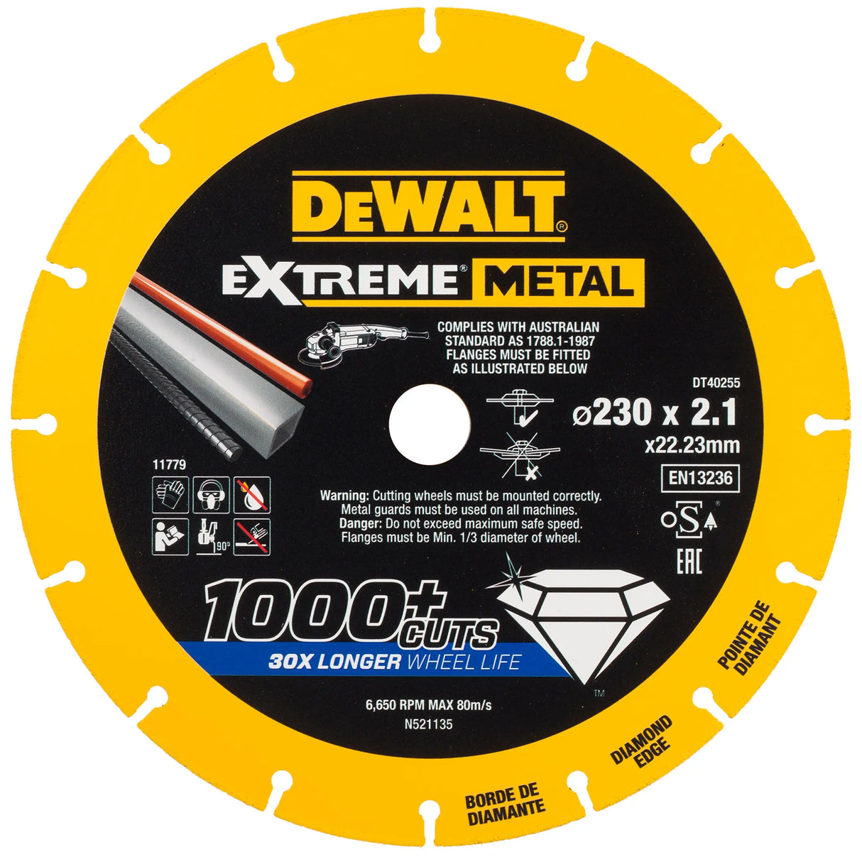 Disco da taglio Dewalt DT40255-QZ