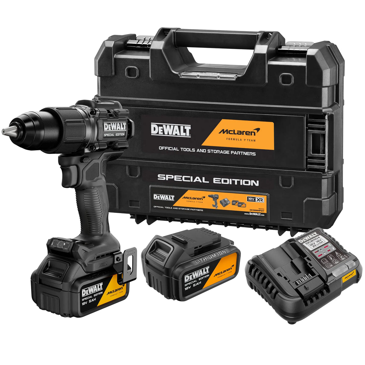 Trapano avvitatore Dewalt McLaren DCD86MP2T-QW 18V 5Ah