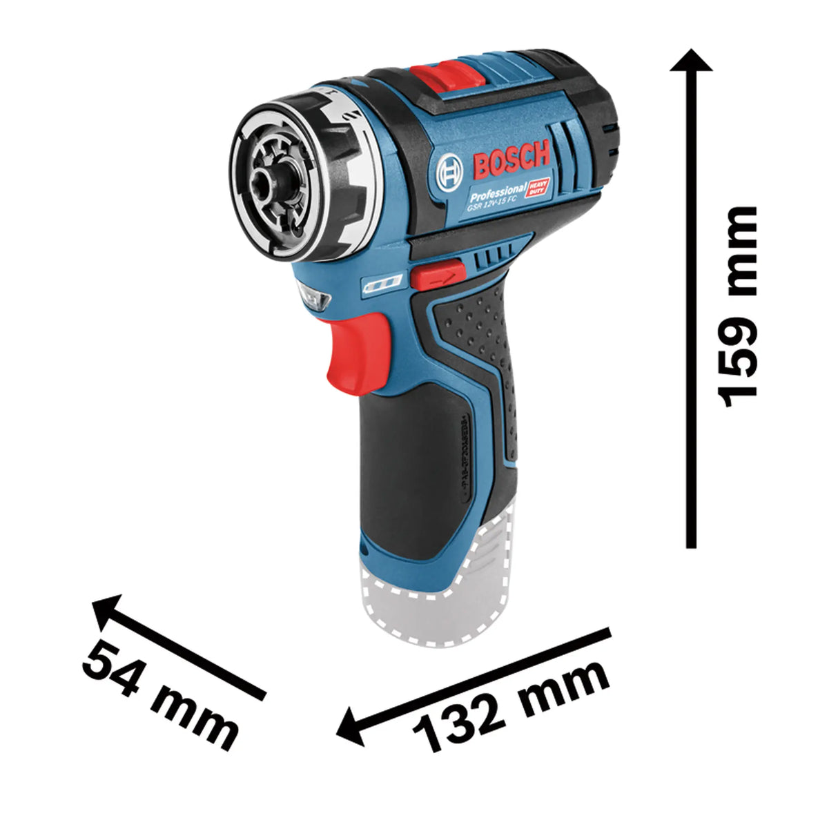 Trapano Avvitatore Bosch GSR 12V-15 FC 12V 2Ah