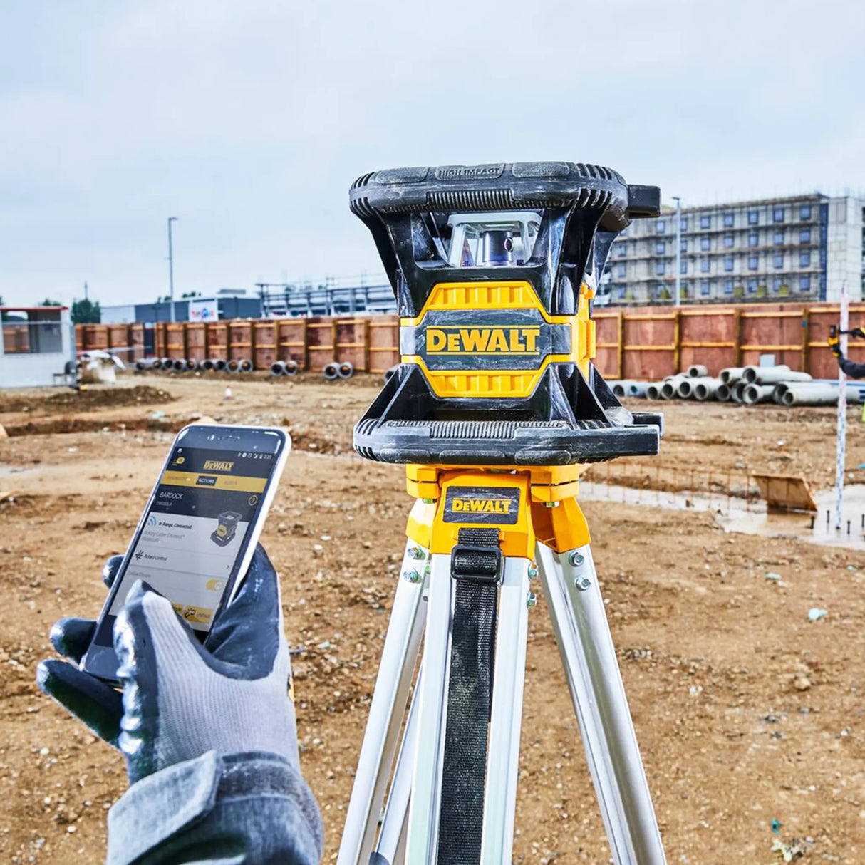 Laser rotativo rosso Dewalt DCE080D1RS-QW 18V 2Ah