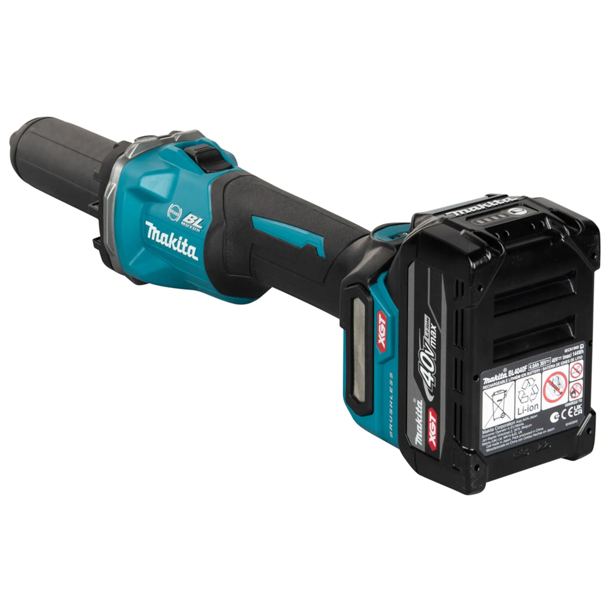 Smerigliatrice Diritta Makita GD001GM201 40V 4Ah