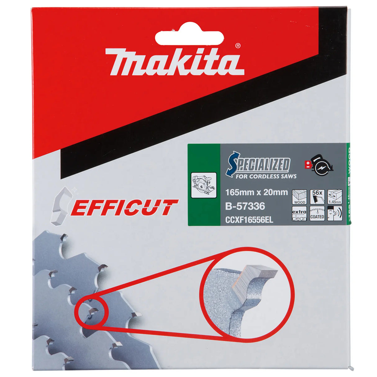 Disco Efficut T.C.T. Makita B-57336