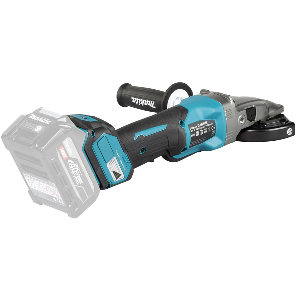 Smerigliatrice testa piatta Makita GA056GZ01 40V