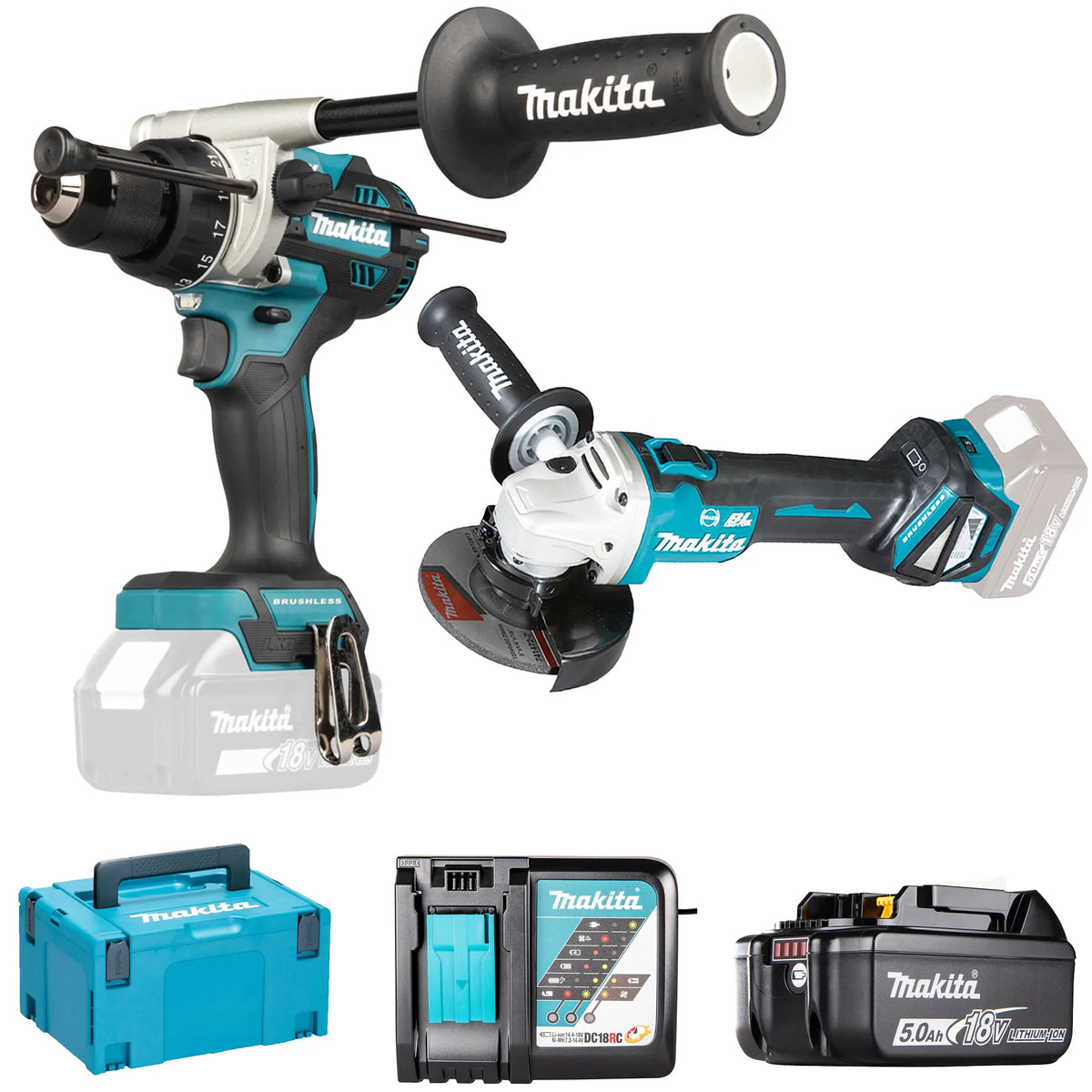 Makita Akkuschrauber Set 18v 5ah