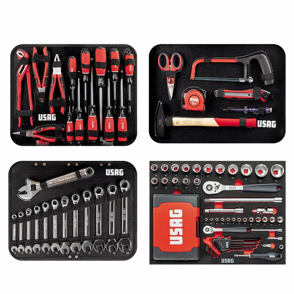 Valigia Assortimento Manutenzione Usag 002 JSM 181 Pezzi