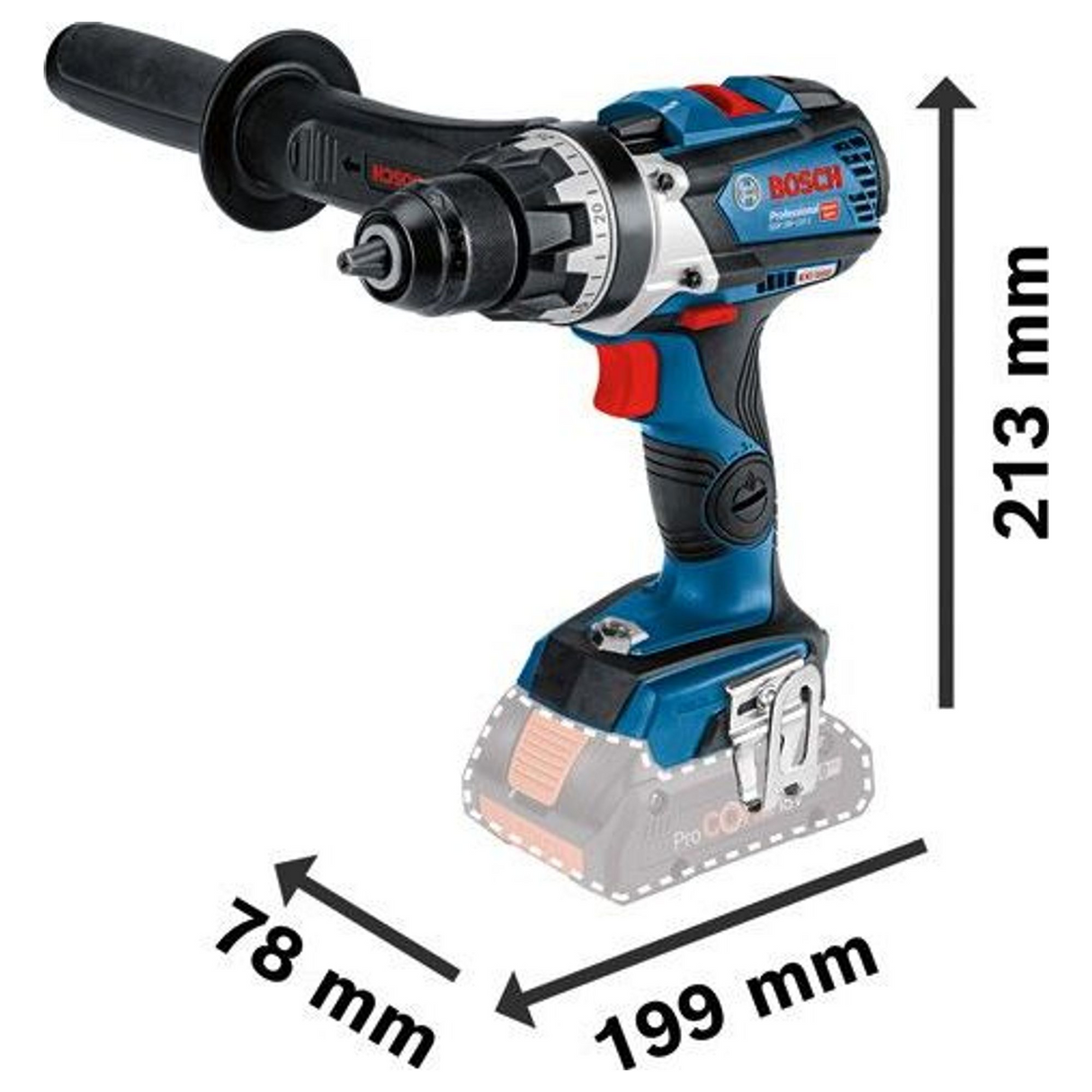 06019G0109 - Drill Driver Bosch GSR 18V-110 C PRO 18V - Image 22