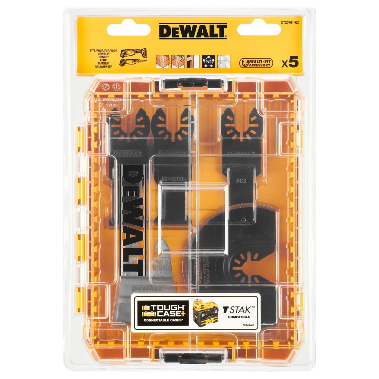 DT20761-QZ - Multifunctional Accessory Set Dewalt DT20761-QZ 5 Pieces - Image 3
