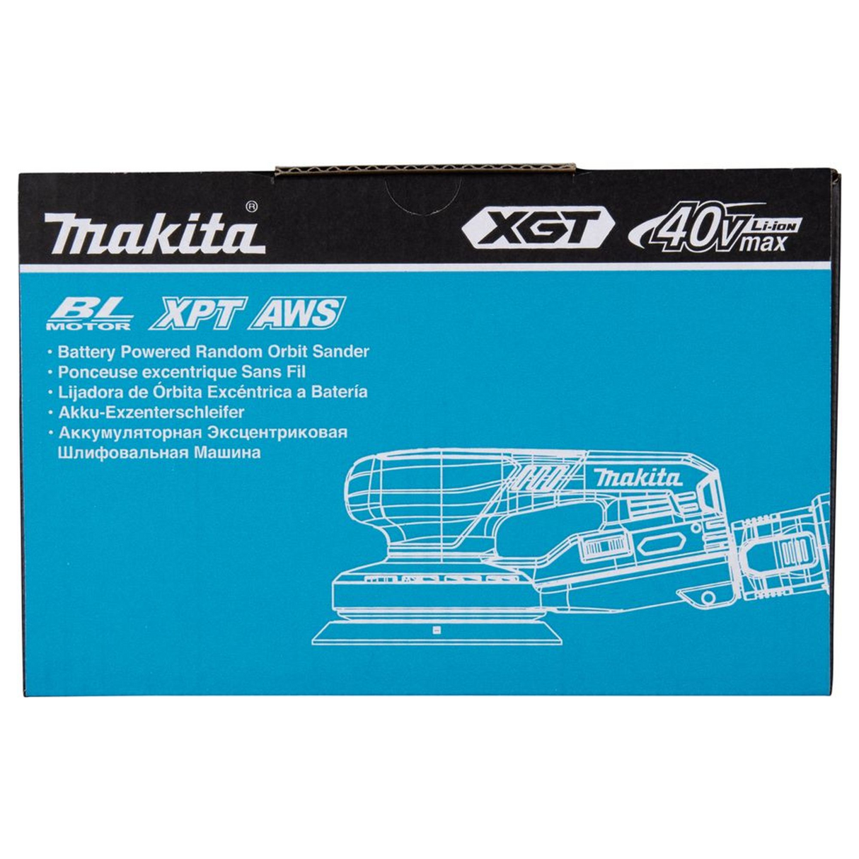 BO001CGZ - Levigatrice Rotorbitale Makita BO001CGZ 40V - Immagine 21