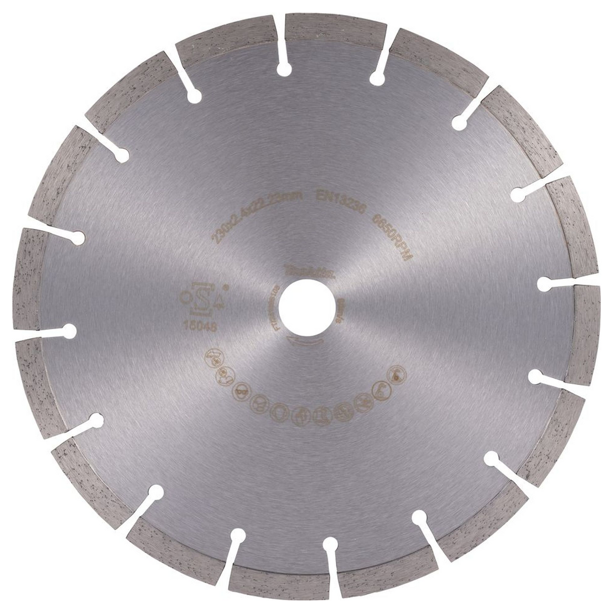 Disco Diamantato Segmentato Makita D-80117 230mm Multi-materiale