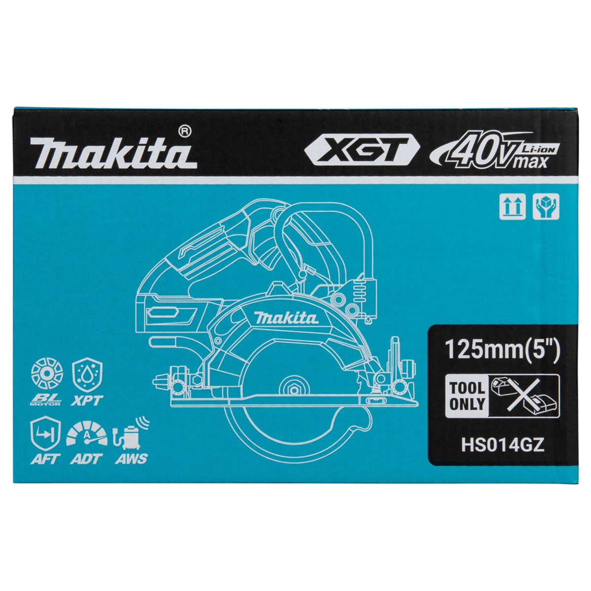 HS014GZ - Circular Saw Makita HS014GZ 40V XGT 125mm - Image 23