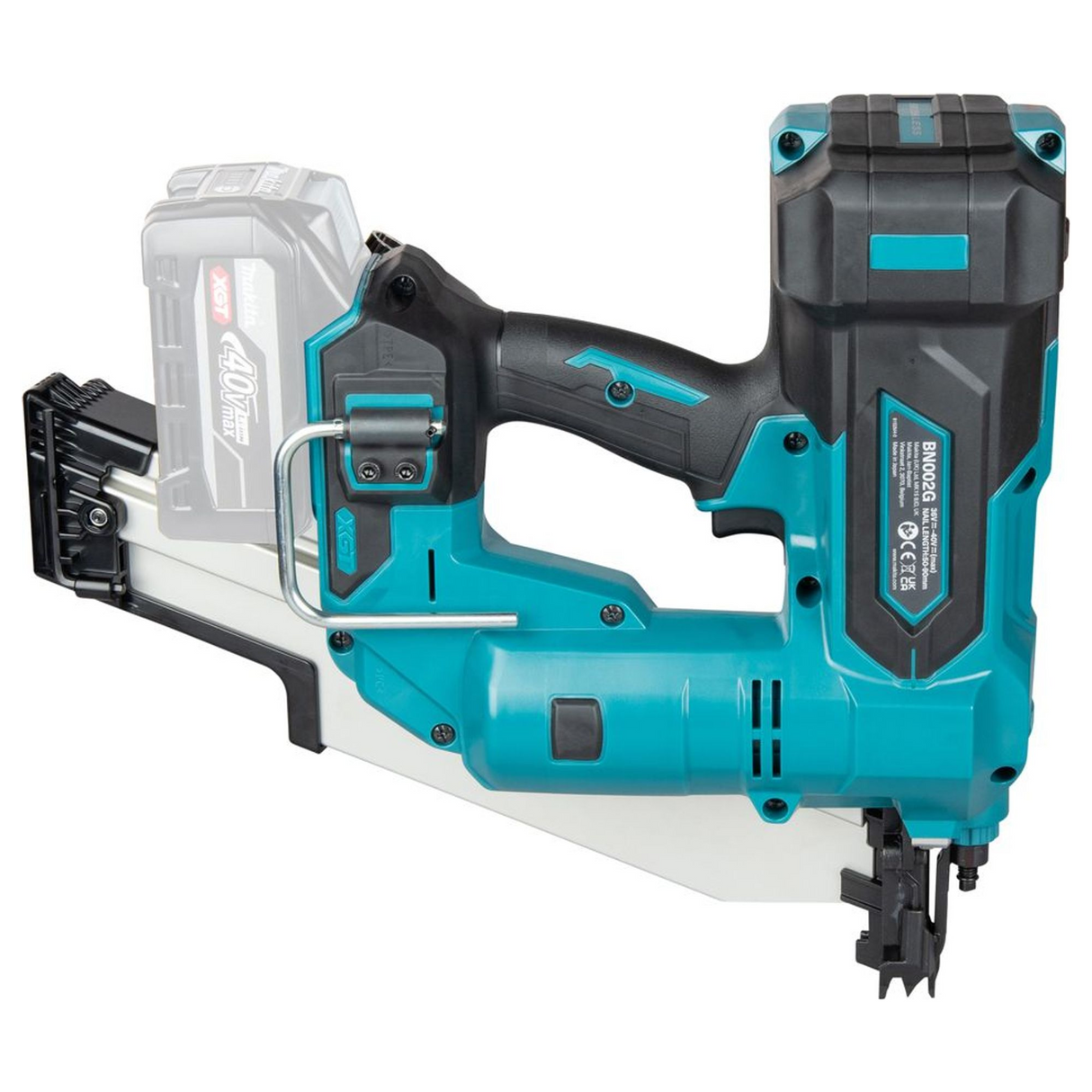 BN002GZ - Chiodatrice Makita BN002GZ XGT 40V - Immagine 6