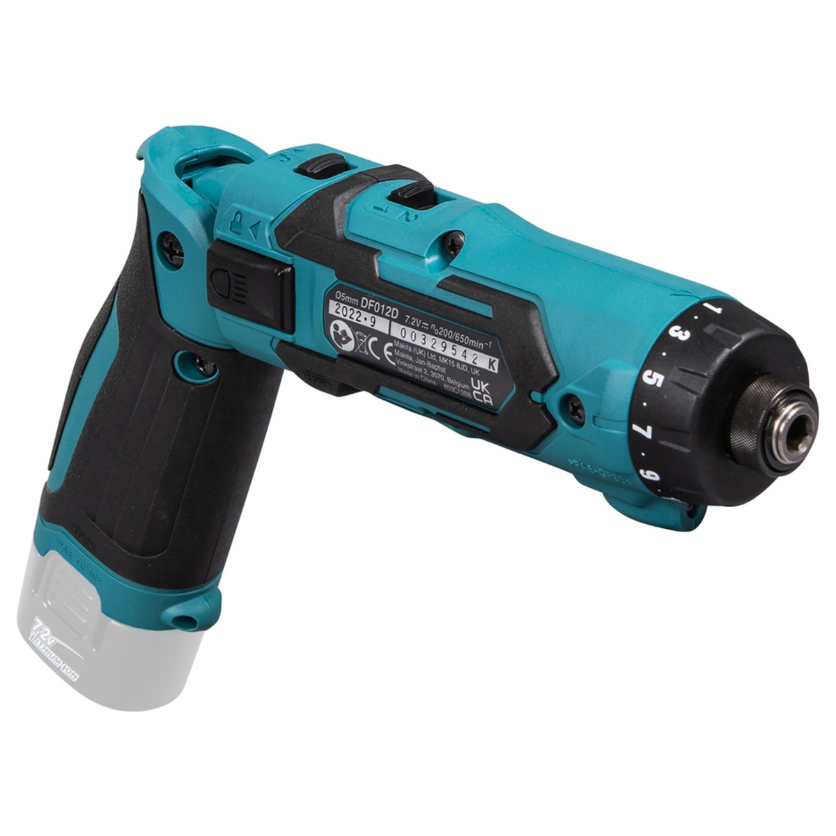 DF012DZ - Trapano Avvitatore Makita DF012DZ 7,2V - Immagine 7