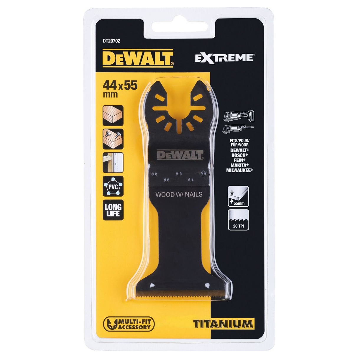 DT20702-QZ - Lama Dewalt DT20702-QZ per Utensile Multifunzione - Immagine 10