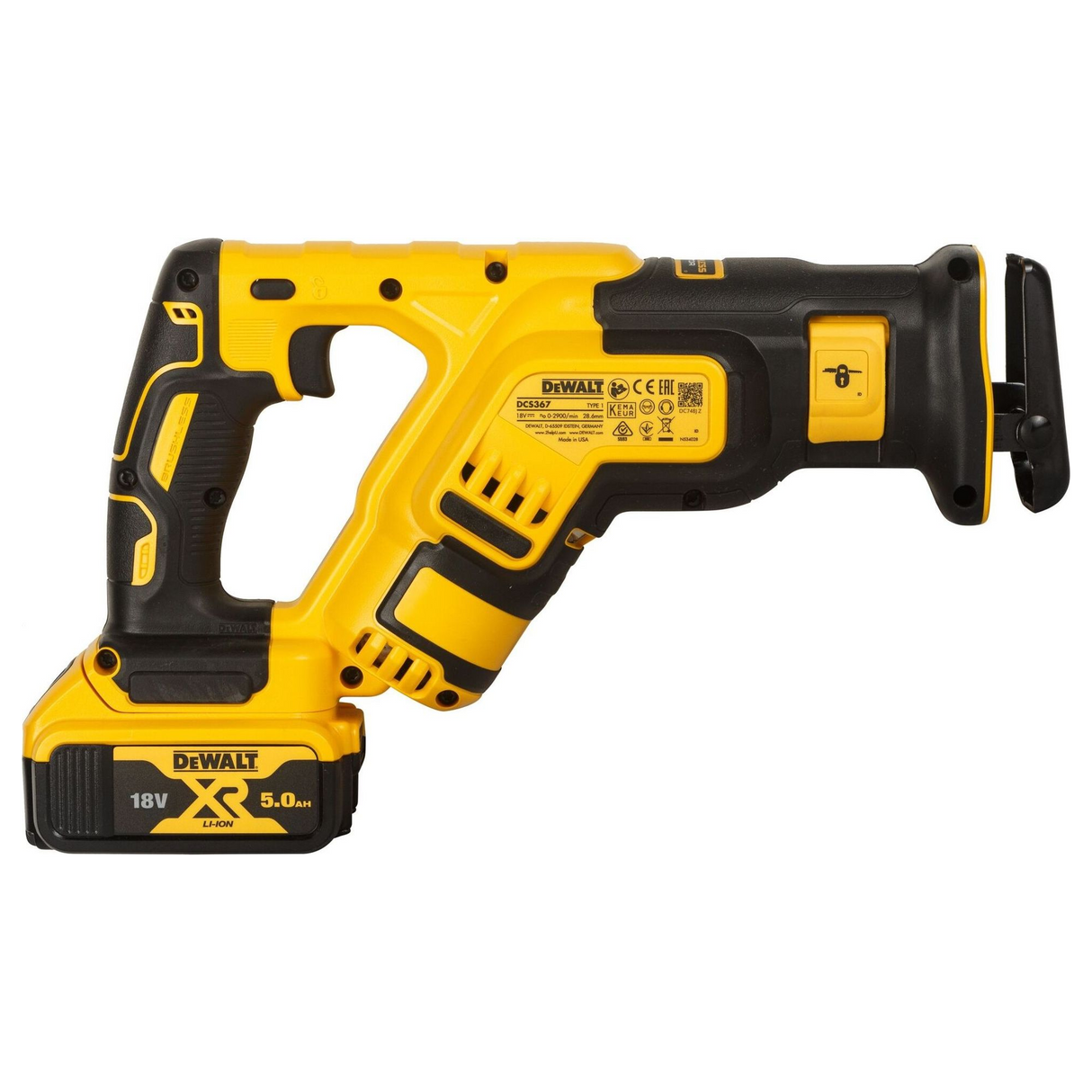 Sega Universale Dewalt DCS367P2-QW 18V 5Ah BRUSHLESS
