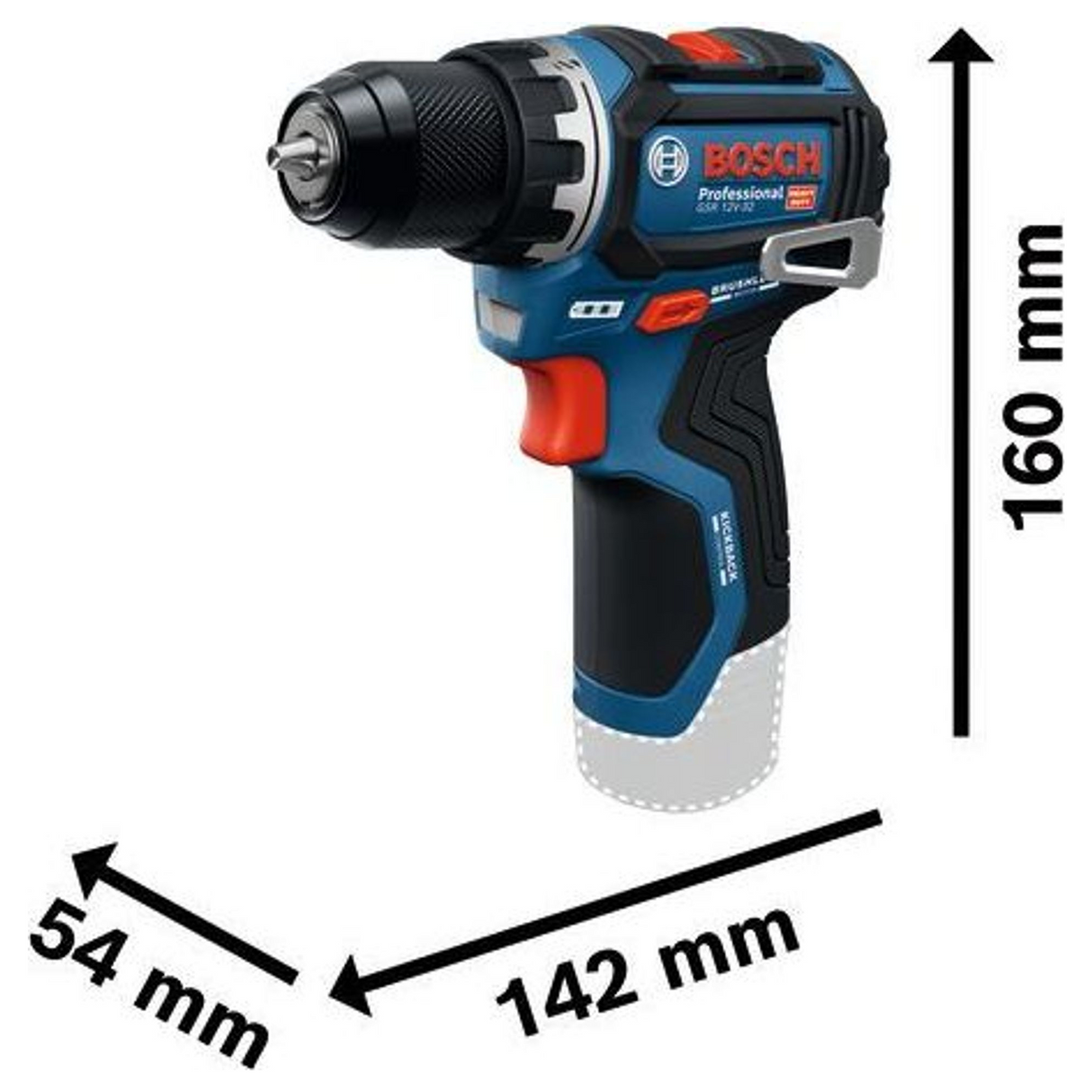 06019N7000 - Trapano Avvitatore Bosch GSR 12V-32 PRO 12V - Immagine 24