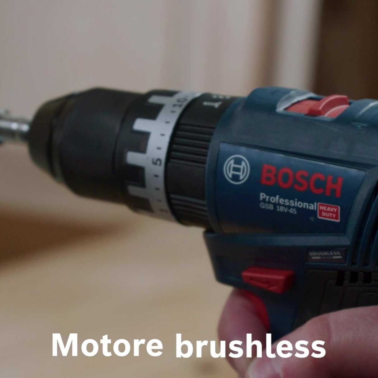 06019K3302 - Trapano Avvitatore Bosch GSB 18V-45 PRO 18V 2Ah - Immagine 7