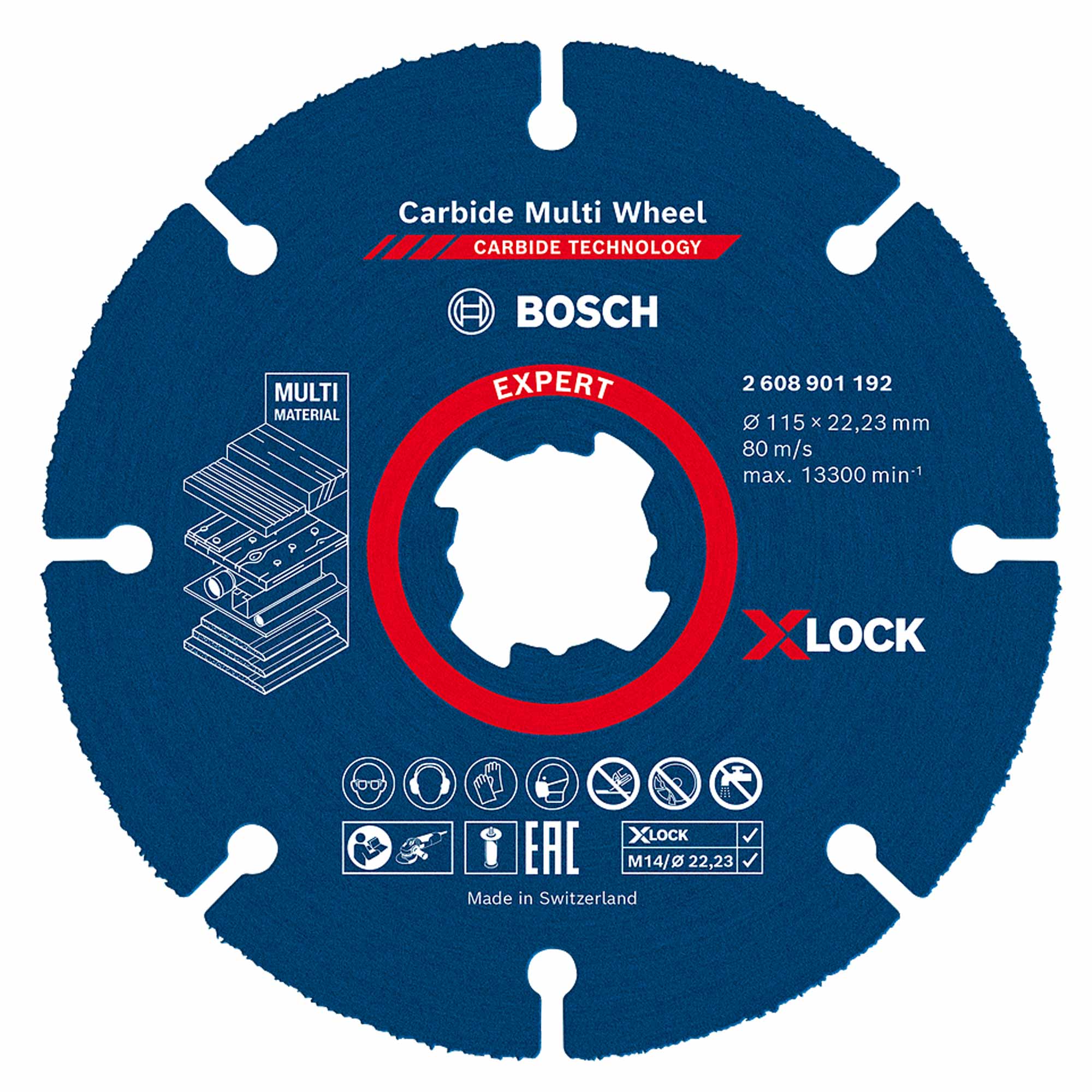 Disco taglio Bosch X-LOCK Expert Carbide Multi Wheel