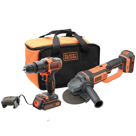 Combo Kit Black+Decker BCK24D2S-QW 18V 2Ah