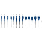 Set Mecchie a Spada Expert Bosch Self Cut Speed 13 pz