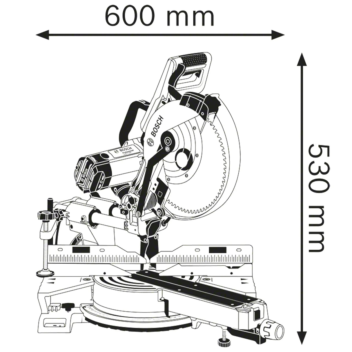 Troncatrice radiale Bosch GCM 12 SDE