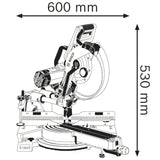 Troncatrice radiale Bosch GCM 12 SDE