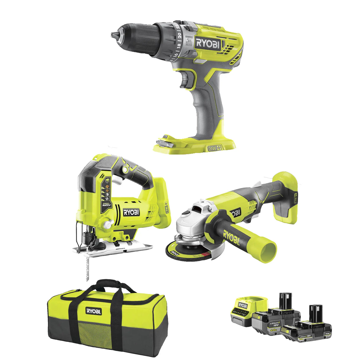 Combo Ryobi RCK183I-242S 18V 2Ah + 4Ah