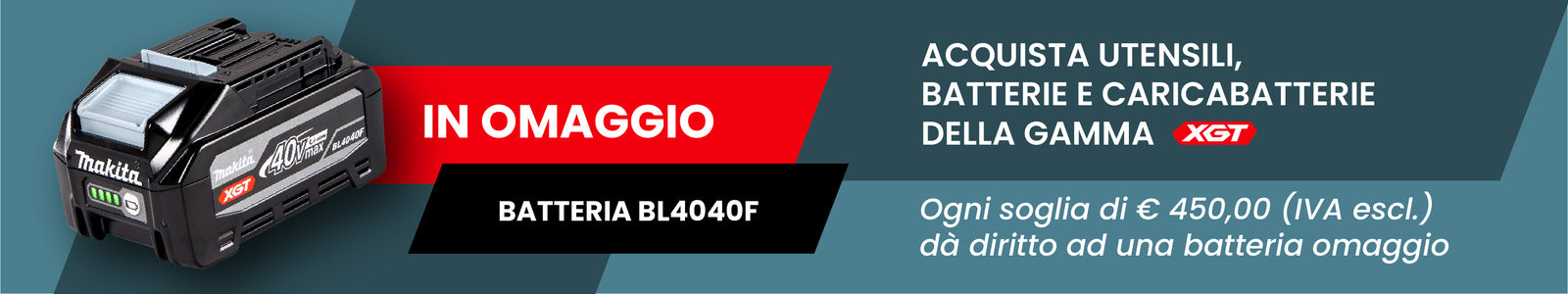 Batteria 40V XGT - OMAGGIO