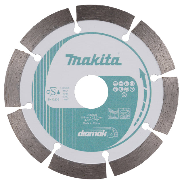 Disco Diamantato Segmentato Makita D-80070 115mm