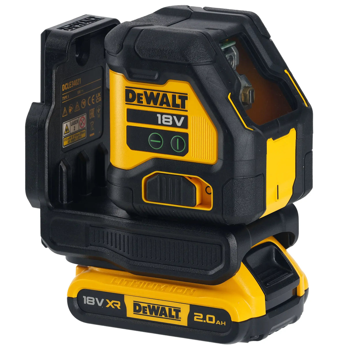 Tracciatore laser a croce verde Dewalt DCLE34021D1-QW 12V 2Ah
