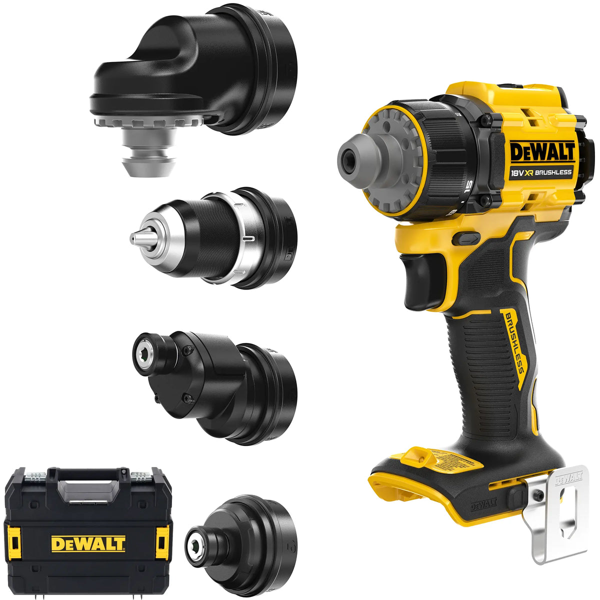 Trapano avvitatore multitesta Dewalt DCD803 18V – EmmetiStore