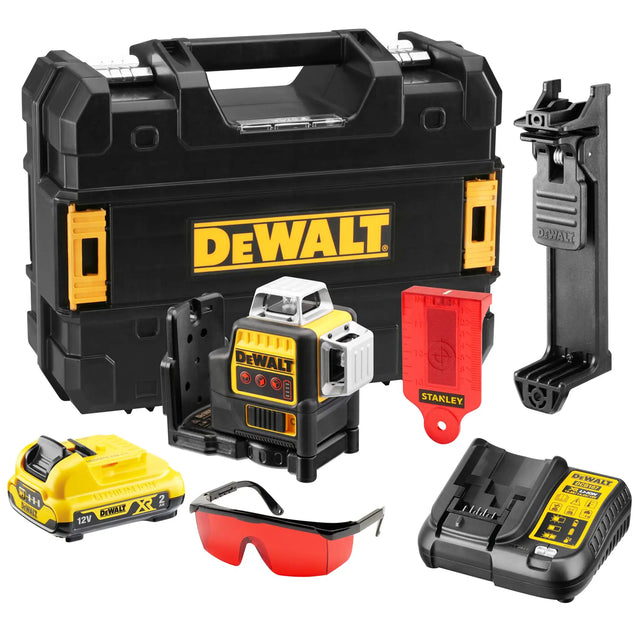 Tracciatore laser multilinea rosso Dewalt DCE089D1R-QW 12V 2Ah
