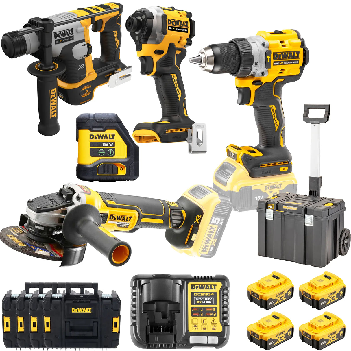 Kit Dewalt DCK5007P4T-IT 18V 5Ah