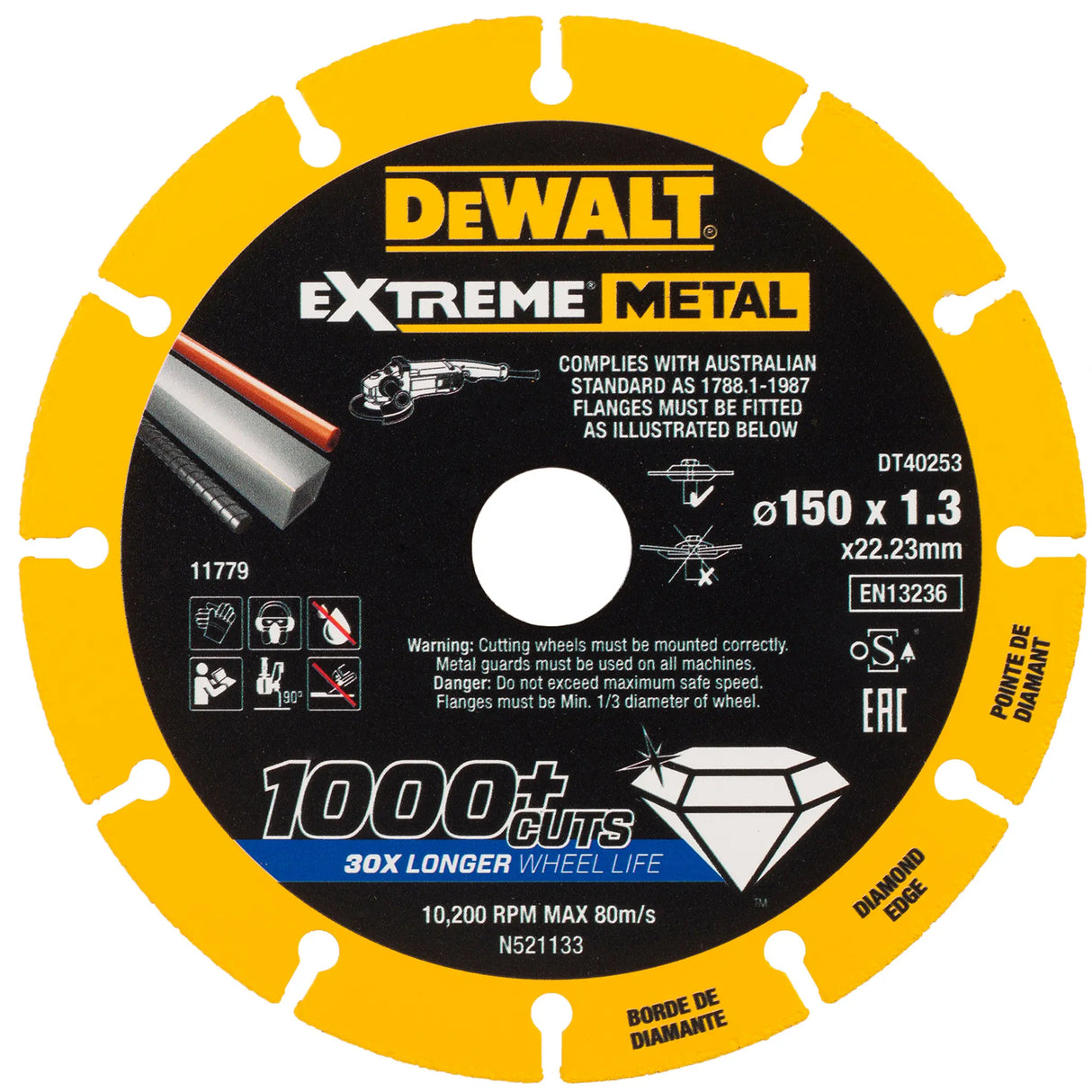 Disco da taglio Dewalt DT40253-QZ