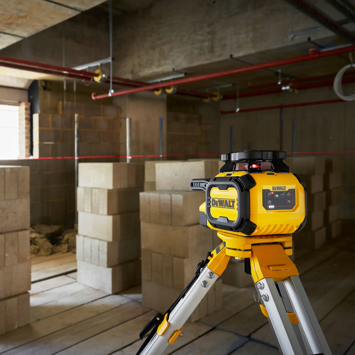 Laser rotativo rosso Dewalt DCLE15211-QW