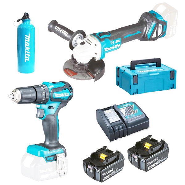 Combo Makita DGA513 DHP483 18V 3AH
