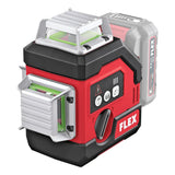 Kit Laser a croce Flex ALC 3/360-G/R 12V 2.5Ah