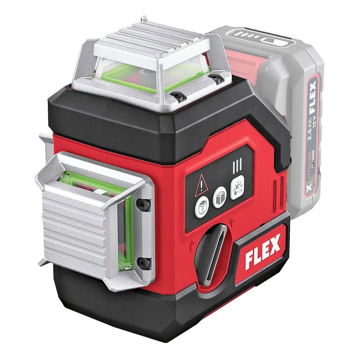 Laser a croce Flex ALC 3/360-G/R 12 Set 12V 2.5Ah