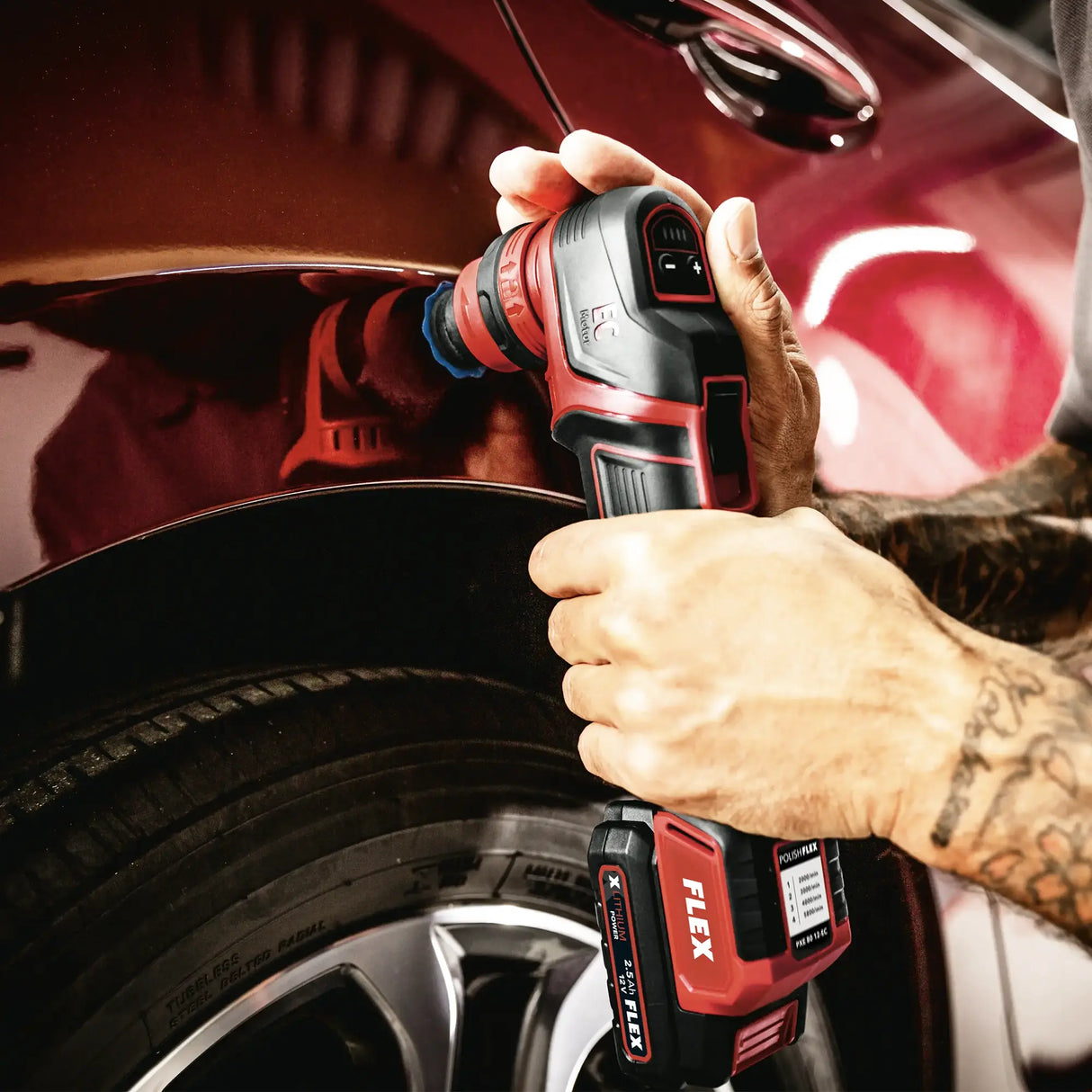 Lucidatrice rotorbitale Flex PXE 80 EC 12V