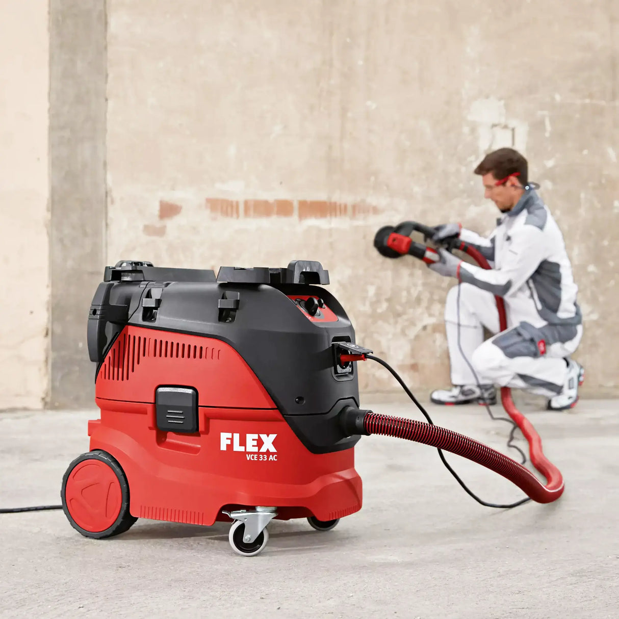 Levigatrice aspirapolvere Flex GE 6 X-EC + VCE 33 M AC Set + Carta abrasiva