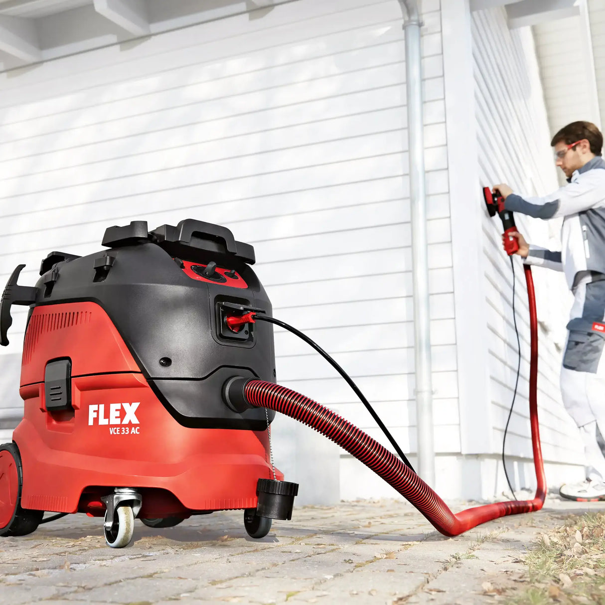 Levigatrice aspirapolvere Flex GE 6 X-EC + VCE 33 M AC Set + Carta abrasiva