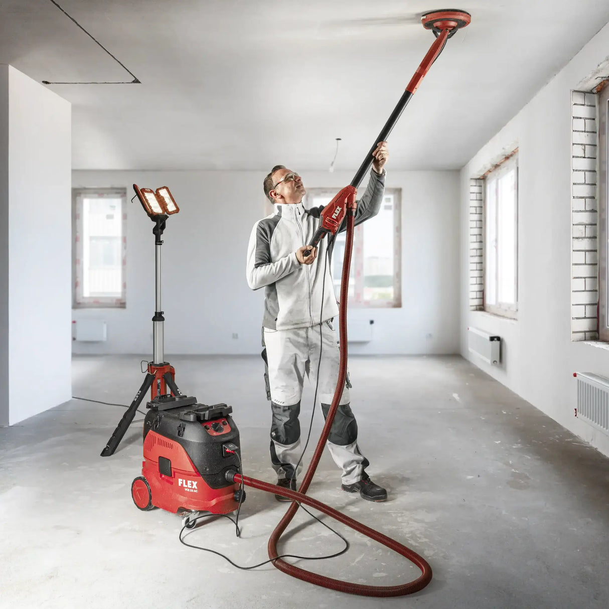 Levigatrice aspirapolvere Flex GE 6 X-EC + VCE 33 M AC Set + Carta abrasiva