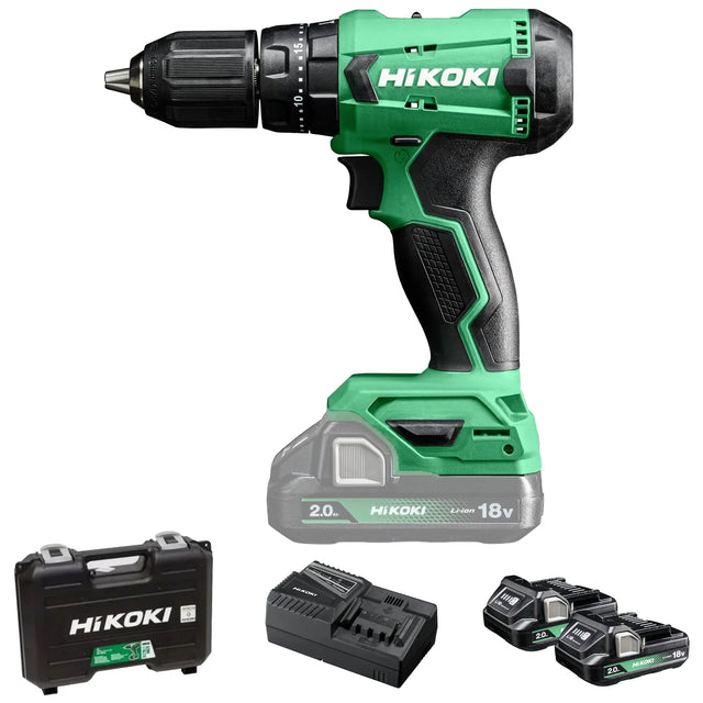 Trapano avvitatore a percussione Hikoki DV18DAWCZ 18V 2Ah