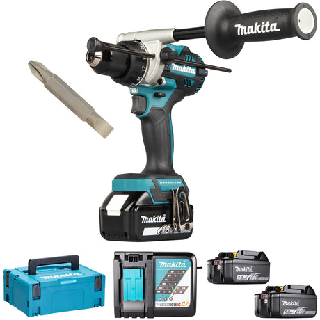 Trapano Avvitatore Makita DHP492RT3J 18V 5Ah
