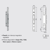 Meccanismo di chiusura Ermetika Incontro magnetico Touch