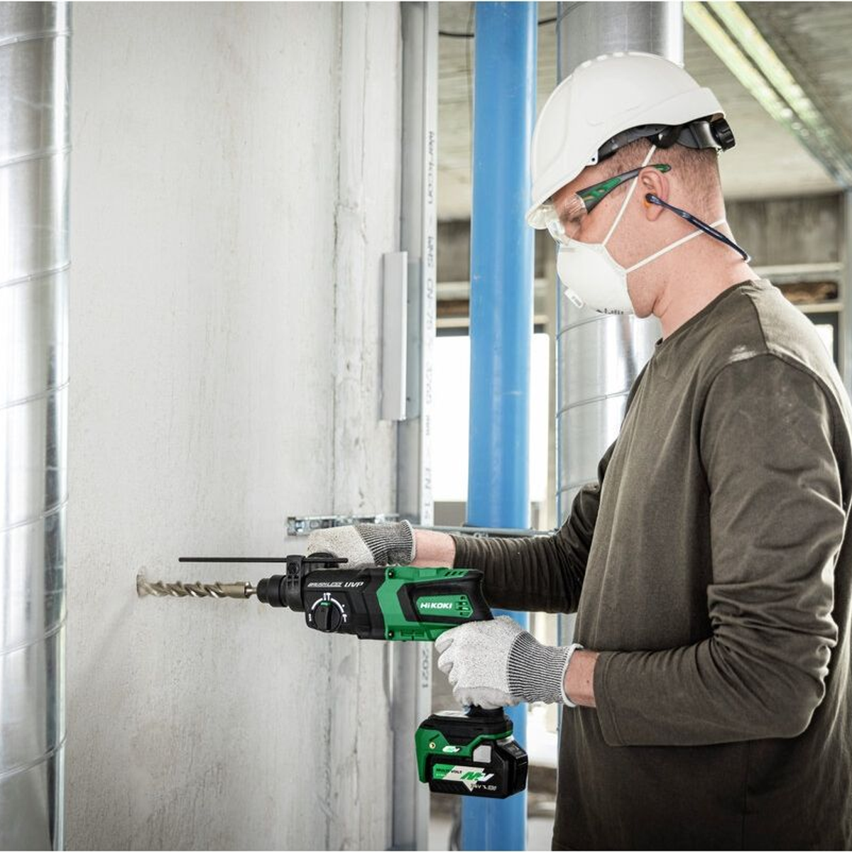 DH36DPEW2Z - HiKOKI DH36DPEW2Z SDS-Plus 36V hammer drill - Image 5
