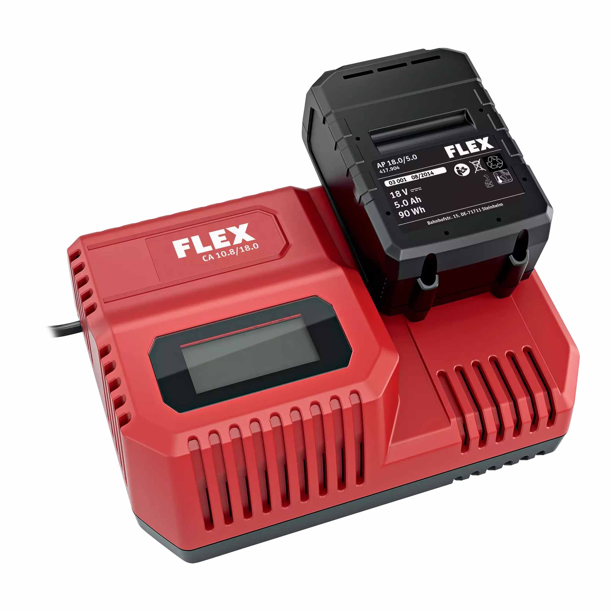 Caricabatterie rapido Flex CA 10.8/18.0v