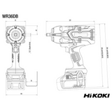 WR36DBWRZ - HiKOKI WR36DBWRZ 36V Impact Wrench - Image 3